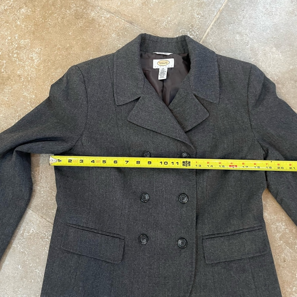 Talbots Wool Double Breasted Blazer in 12 Petite - Picture 6 of 7